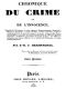 [Gutenberg 46683] • Chronique du crime et de l'innocence, tome 1/8 / Recueil des événements les plus tragiques;...